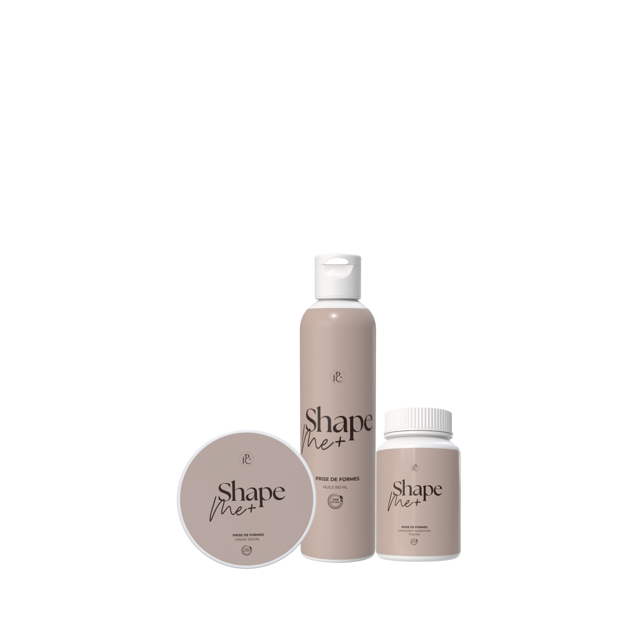 Gamme shape me + - prise de formes